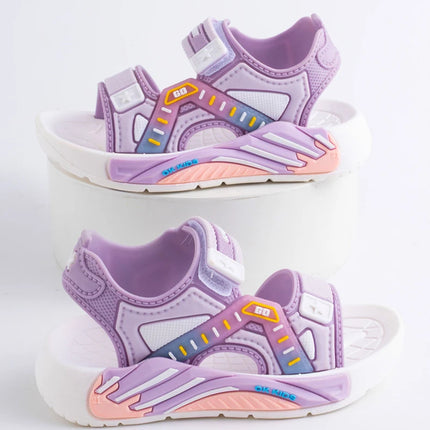 One Pairs of Summer Kids' Sandals Unisex Soft Bottom Casual Beach Shoes for Primary School Students