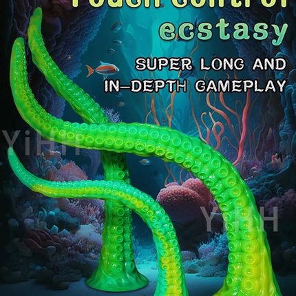 Long Butt Plug Silicone Long Anal Plug Tentacle Dildo Penis With Suction Cup Big Anal Sex Toys Progressive Vaginal Massage