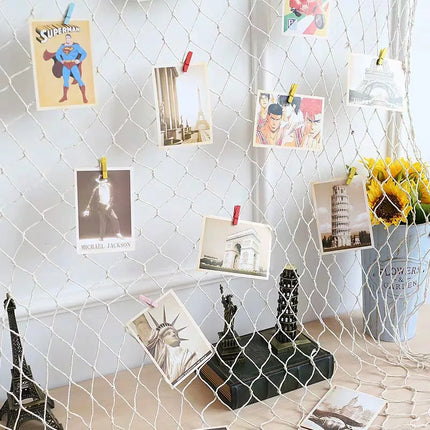Big Fishing Nets For Theme Restaurant Studio Home Decoration Props Mediterranean Sea Style Wall Hangings Ornament Wall Stickers