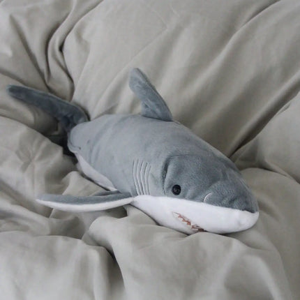 36cm/14.17inch Realistic Shark Plush, Soft Safe Stuffed Animal Pillow, For Play Stress Relief, Ideal Christmas Holiday Gift