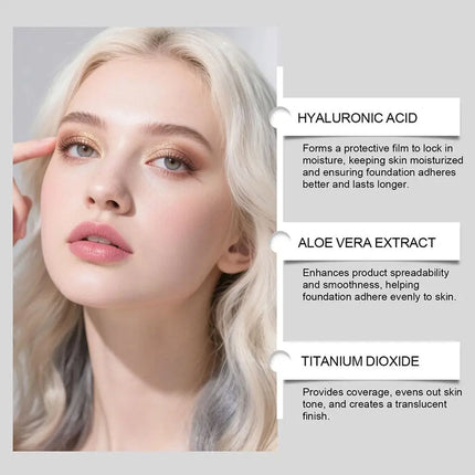 ZEPHOCO 2-in-1 Color Changing Foundation Stick Long Lasting Moisturizing Lightweight Foundation High Concealer Power Makeup