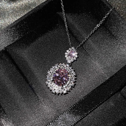 3Pcs/set For Women Girls Party  Elegant Luxury Fashion Crystal Zircon Necklace Earrings Ring Wedding Bride Jewelry Set Gifts