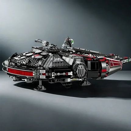 New MOC 1579PCS Falcon Compatible  Millennium Dark Spaceship Boy Brick Creative Educational Gift