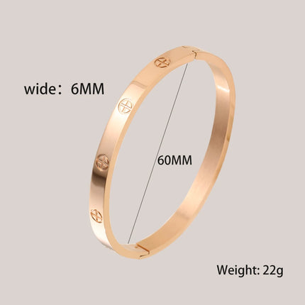 XUANHUA Stainless Steel Cuff Bracelets Bangles For Women Fashion Jewelry Charm Jewelry Accessories Crystal Bracelet loves