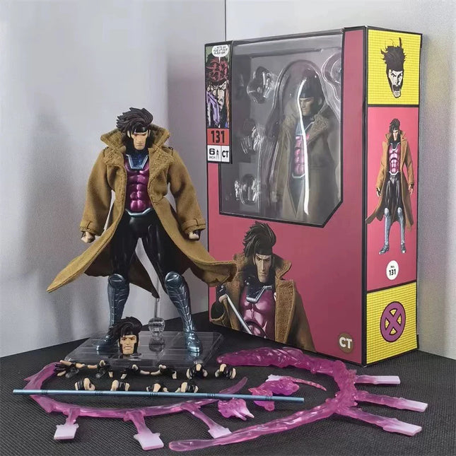 Hot New Ct Toys 1/12 Gambit Figure Mafex 131 X-Men SHF comic version Gambit Anime Action Figure Model Customized Gifts Kids Toys