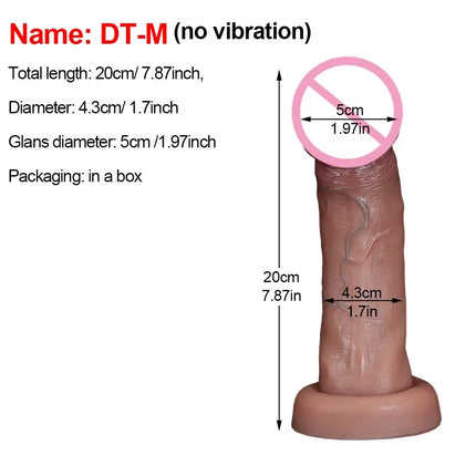 Realistic Big Glans Dildo Soft Silicone Huge Dick Strong Man Penis with Suction Cup Anal Vaginal Masturbators Sex Cock Adult 18+