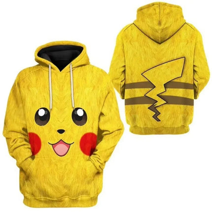 2023 New Fashion Children's Sweatshirt Cartoon Animation Hoodie 3D Print Street Pullover Long Sleeve Boys, Girls Hoodes