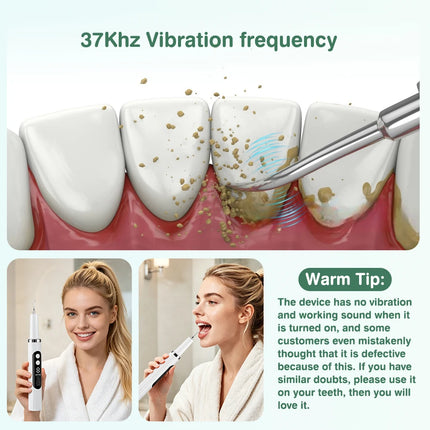 Electric Tooth Cleaner Ultrasonic Dental Scaler With 5 LED Light Plaque Calculus Tartar Remover Oral Care Teeth Cleaning Tools