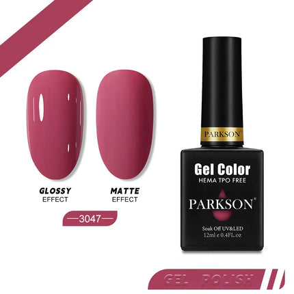 Parkson 12ml Nail Gel Polish TPO HEMA Free Glitter Semi Permanent Soak Off UV LED Long Wear Ultra Diamond Top Coat Varnish