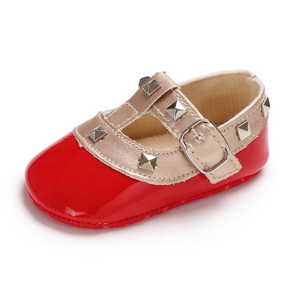 Baby Girls First Walkers 0-18 Months Red Princess Shoes Soft Sole Spring Autumn