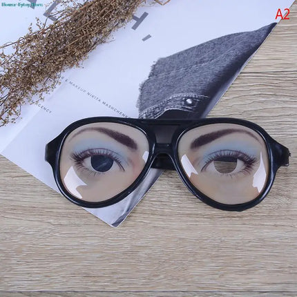 1Pc Pop Out Eye Drop Eyeball Prank Glasses Horror Scary Party Gags Practical Jokes Funny Toy