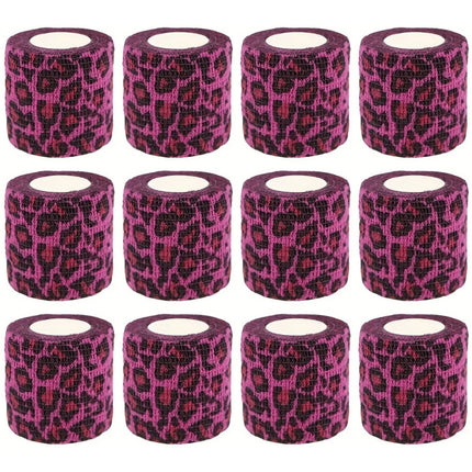 Tattoo Machine Bandage Wrap Set  Soft Breathable Non-Woven Elastic Cohesive Bandage for Secure Grip Tattoo Supplies