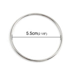 5.5cm silver