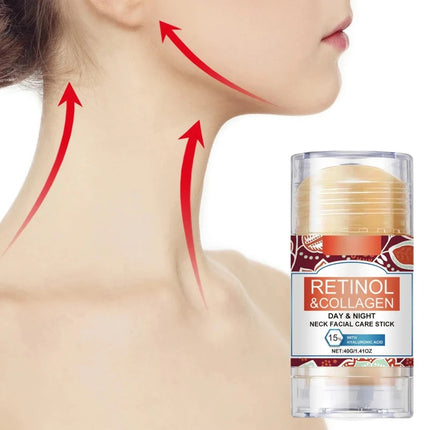 Retinol & Collagen Neck Cream Firming Moisturizing & Lifting | Hyaluronic Acid for All Skin Types