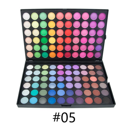 120 Color Eyeshadow Palette Glitter Matte Shimmer Finishes Eye shadow Palette Colorful High Pigment Eyes Makeup Palette for Part