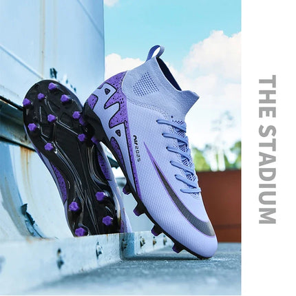 Original Men Football Field Boots Professional Society Indoor Boys Soccer Shoes Match Training Resistant Kids Football Shoes
