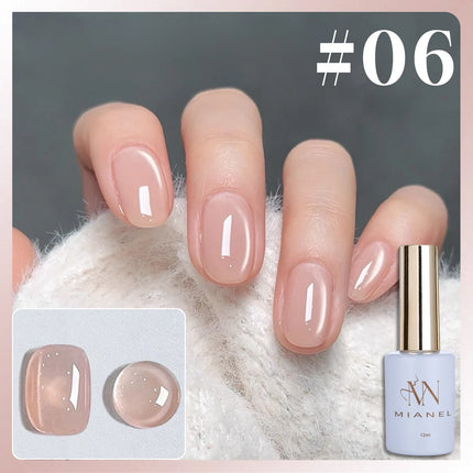 10ML 1-8PCS 2026 New Nude Pink Glass Bead Gel Nail Polish Gold Light Magnet Nude Cat Eye Gel Polish Cute Nails Nail Supplies