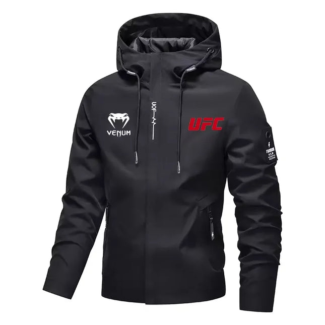 UFC Fighting Fans Hooded Jacket 2026Autumn/Winter Collection Men's And Women's Windproof Casual Fashion Sports Top Clothing
