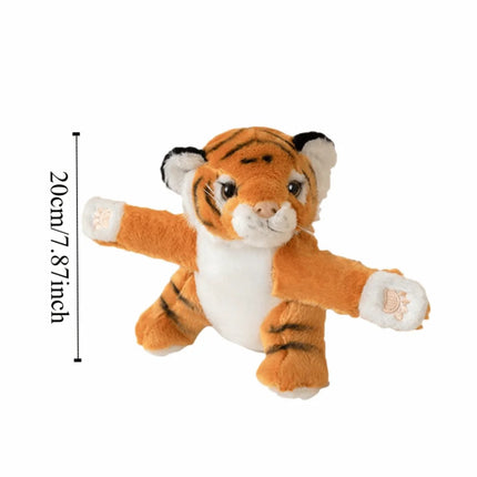 Forest Animal Animal Slapping Wristband Koala Tiger Bracelet Hug Slap Snap Wrap Kawaii Rabbit Leopard Plush Hand Ring Kids Toys