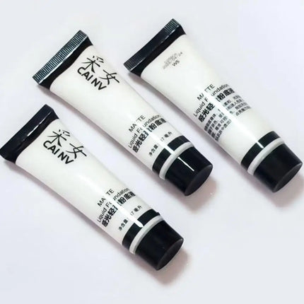 Professional White Face Foundation Matte Light White Blending Pure White Brightening Makeup For Cosplay Gothic Makeup Foundation
