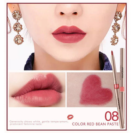 Automatic Rotary Lip Liner Easy Makeup Colour Lipstick Pencil Waterproof Long-lasting Matte Lipsticks Portable Girls Cosmetics