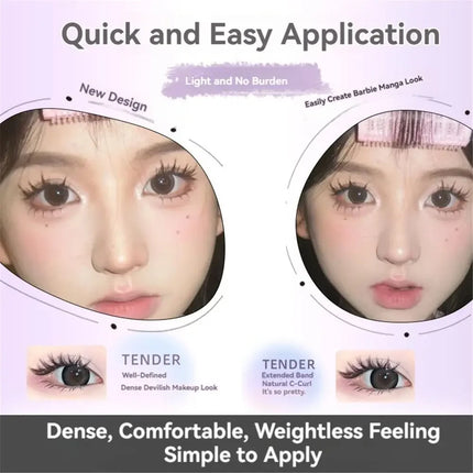 Look Like Extensions Lash Clusters Wispy Natural Look Elf False Eyelashes Large Capacity DIY Eyelash Extension