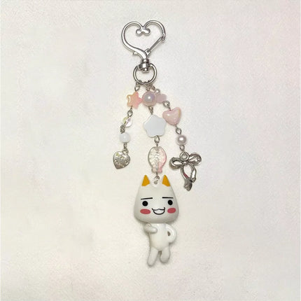 Toro Inoue charms cute Keychains|Cute Cat Bag Charm|Handmade Animal Keychain | Gift For Her