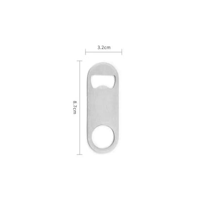 3 Size Durable Beer Bottle Opener Stainless Steel Flat Speed Bottle Cap Opener Remover Bar Blade Kitchen Tool Beer Party Supplie