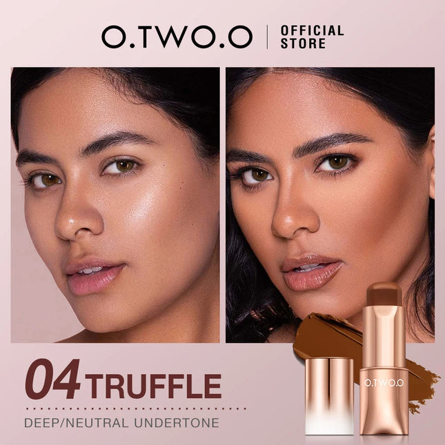 O.TWO.O Contour Stick Cream Long-wear Lightweight Brighten Stick Easy to Sculpt Face Concealer Bronzer Contouring Makeup Pen