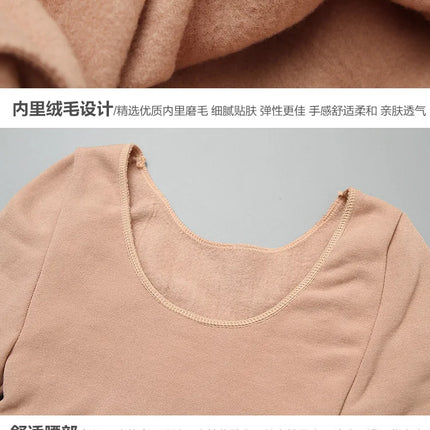 Autumn and winter velvet thickening children's dance clothes girls bottoming clothes skin color warm clothes tights flesh color
