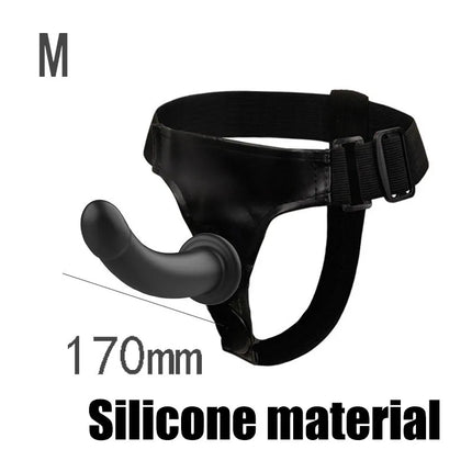 Remote Control Vibrating Silicone Strap On Dildo Harness, Adjustable Wearable Pegging Panties for Couples, Detachable Dual Stimu