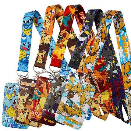 Japanese Anime Monsters Neck Strap Lanyard for Keys Keychain Badge Holder ID Credit Card Pass Mobile Phone Charm Accessories
