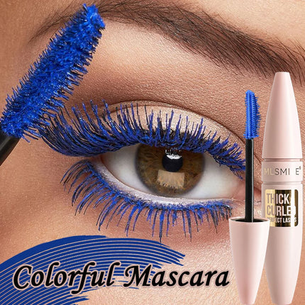 Colorful Mascara Thick Curl Waterproof Natural Eyelash Lengthens Long Lasting Quickly Dry Blue Brown Black Mascara Eye Makeup
