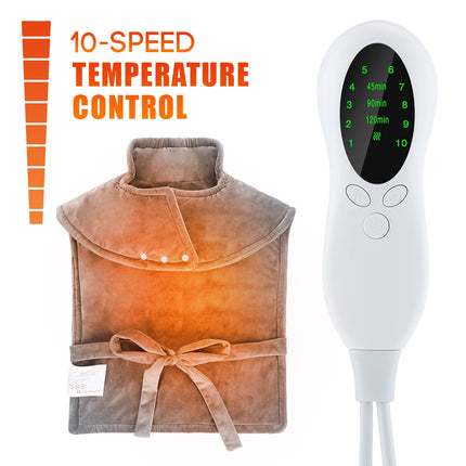 Electric Heating Pad Wrap Winter Warming Blanket For Shoulder Neck Abdomen Leg Waist Pain Relief Keep Warm Heated Shawl 60*90cm