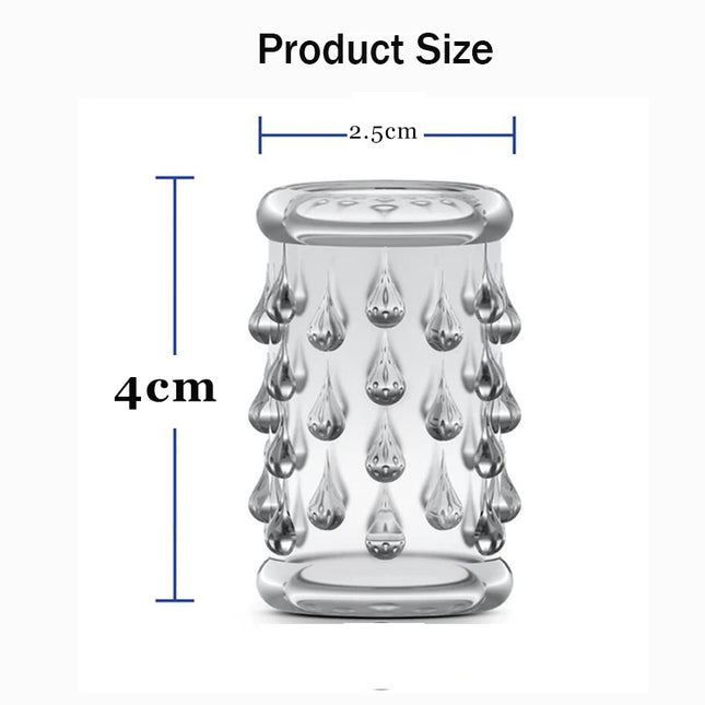 6pcs Penis Sleeve Male Erection Enlargement Spike Cock Cover Delayed Ejaculation G-spot Stimulate Orgasm Sex Toys for Men Couple