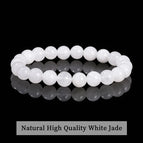 Quality White Jade / 10mm
