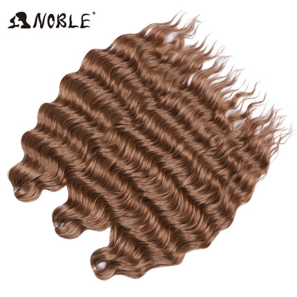 Noble Braiding Hair 300g 24 Inch ANNA Curl Hair Water Wave Twist Crochet Hair Synthetic Rainbow Color Braiding Hair Extensions