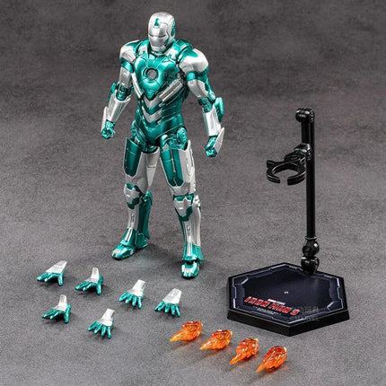 ZD Toys Iron Man MK34 MK32 MK31 MK50 MK19 MK18 MK28 Action Figures Tony Stark Mecha Model Movable Anime Avengers Collection Toys