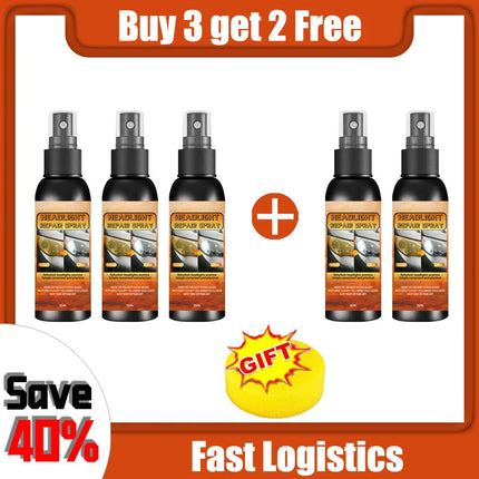 Universal Headlight Repair Kit - Remove Yellowing and Scratches, Restore Clarity - Car Headlight Lens Polishing