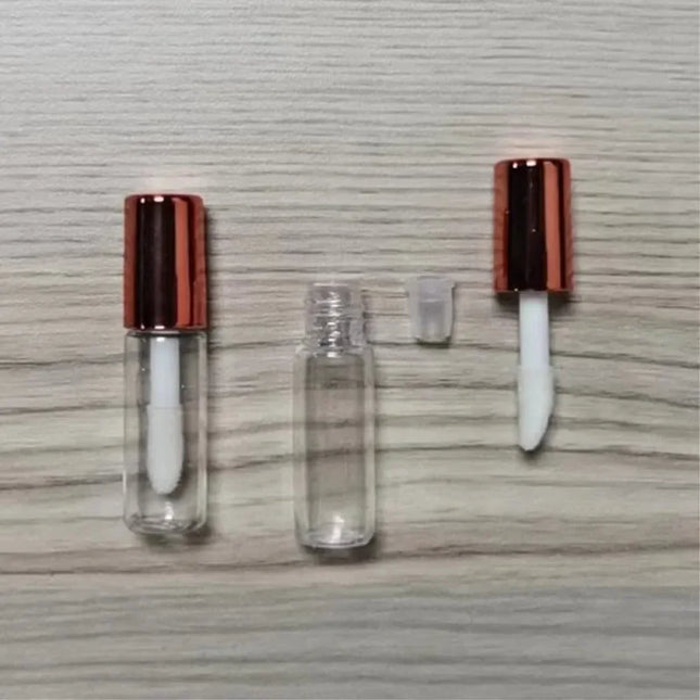 50pcs 2ml DIY Lip Balm Tube Container with Cap Empty Lipstick Bottle Lipgloss Tube Cosmetic Sample Container Wholesale