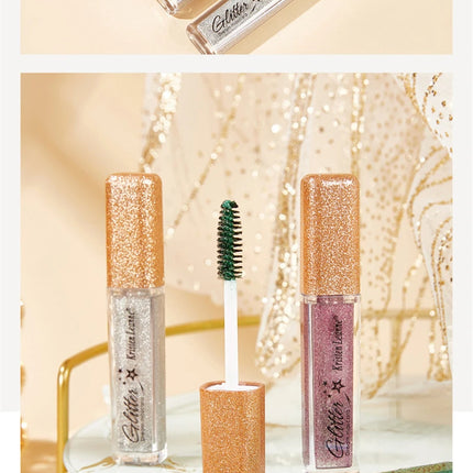Diamond Glitter Mascara Fast Dry Eyelashes Curls Extension Make Up Waterproof Long-lasting Lengthens Beauty Eye Lashes Makeup