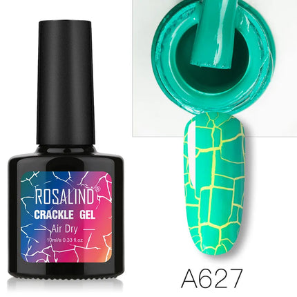 Crackle Gel Polish Cracking Nail Lacquer Quick Drying Nail Art Gel Manicure For UV Semi Permanent Base Top Coat