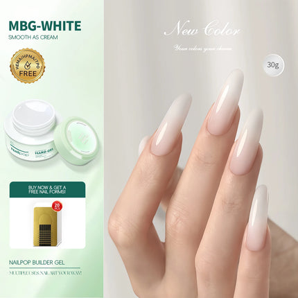 Nailpop Professional Builder Gel UV Hard Gel for Nail Strengthen Quick Building Long Lasting Soak Off Extension Gel 30/100g