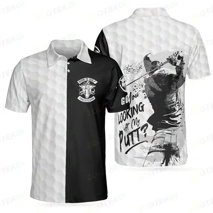 Men's Golf Clothing Summer Short Sleeve Top Comfortable Casual Sports Tennis Polo Shirts Breathable Fashion T-shirt Streetwear