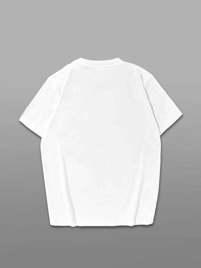 【12081】Cartoon pattern Round neck women's T-shirt short sleeves fashion printed half-sleeve top elastic T-shirt