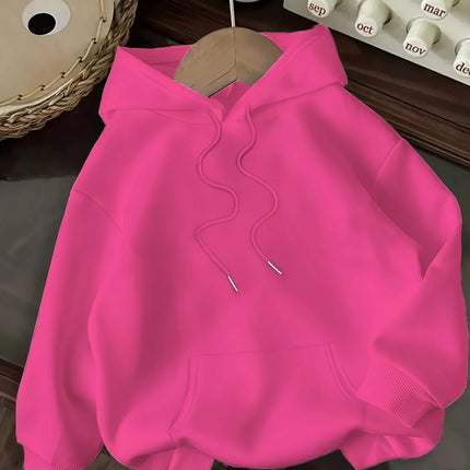 Basic Polyester Hoodie Alphabet Print 100_ Polyester Women Autumn and winter  Comfortable Pullover Crewneck Loose Female Clothes