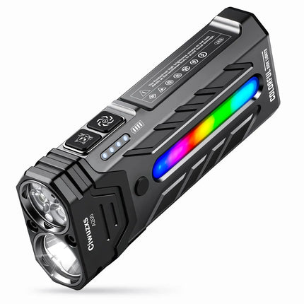 YM-A200M 5200LM Portable High-performance LED Handheld Flashlight With Magnetic/Clip Torch Perfect For Outdoor Hiking Camping