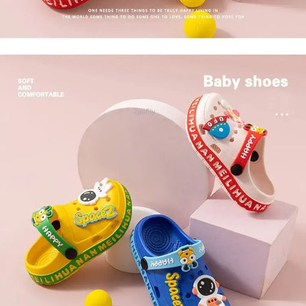 New Children Kids Baby Boys Girls Mules Clogs Summer Soft Sole Garden Beach Slippers Sandals Cave Hole Baby Shoes for Boys Girls