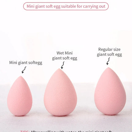 6pcs Mini Makeup Sponge Powder Puff Beauty Sponge for Makeup Concealer Liquid Foundation Face Cosmetic Puff Make Up Sponge