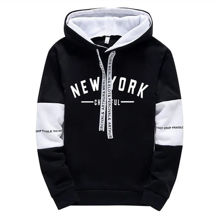 Men's Set/Hoodie/Pants Urban Fashion Autumn Casual Sports Hooded Pullover & Sweatpants Outdoor Street Comfort Hoodies Sportswear